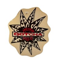 Gotcha Surf Street Sticker 80s Clothing Hang Tags VTG 1980s Rare 5&quot; L X 4&quot; W - £14.00 GBP