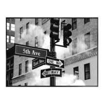 Art Canvas  print Street Sign Black and white poster - £13.58 GBP