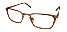 Perry Ellis Mens Eyewear Brown Frame Rectangle Metal  PE 357 1  52mm - £24.71 GBP