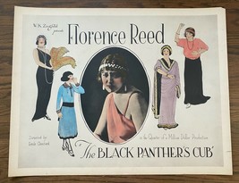 The Black Panther&#39;s Cub (1921) Florence Reed Runs Gambling House Silent Drama - £273.79 GBP
