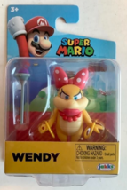 NEW Jakks 41834 World of Nintendo Super Mario 2.5-Inch WENDY Mini-Figure - £12.34 GBP