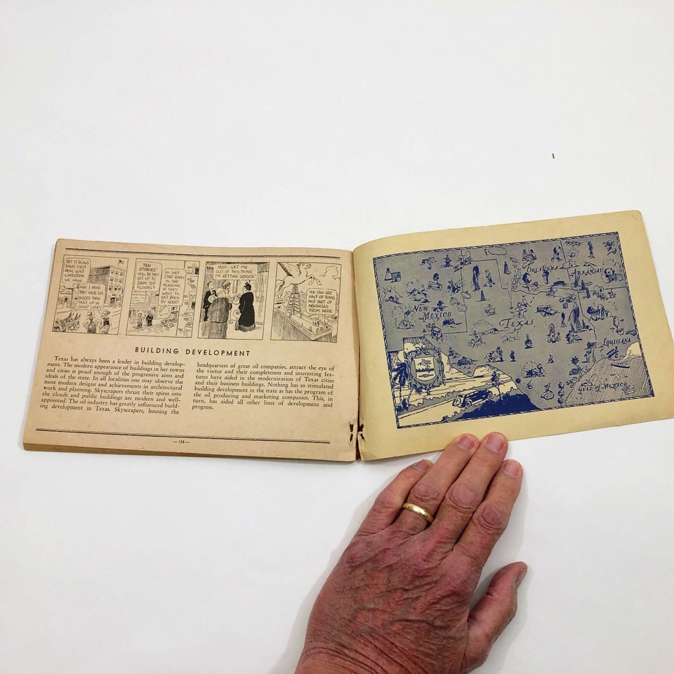 Texas History Movies 1935 Magnolia Petroleum Co. Comic Book Mobil oil Mobilgas Item image 9
