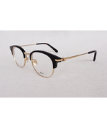 BRIONI Optical Frame BR0008O 001 Black/Gold Round 50-20-145 MADE IN JAPAN - New - $295.00
