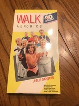 Leslie Sansone - 40-Plus Walk Aerobics Workout~ Fitness (VHS) ~ RARE Ships N 24h - £20.04 GBP