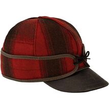 Stormy Kromer Original Kromer Cap, Red/Black Plaid, Size: 7 - $53.35