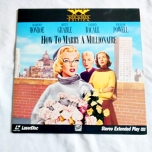 &quot;How to Marry a Millionaire&quot; Widescreen Laserdisc LD - Marilyn Monroe Ex... - $8.90