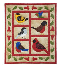 Backyard Birds Wall Quilt Kit K0417 - £24.62 GBP