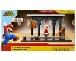 Nintendo Lava Castle Deluxe Play Set, Includes: 2.5 Fire Mario Figure &amp; ... - £32.07 GBP