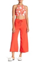 Do + Be Lace-Up Wide Leg Pants Red Small NWT NEW - $32.66
