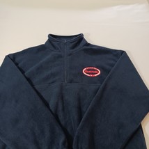 Shiva American Manufacturing Tube Men's 1/4 Zip Pullover Blue Sweater Size Large image 8