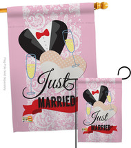 Just Married - Impressions Decorative Flags Set S115102-BO - $57.97