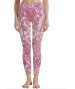 Women&#39;s Leggings Pale Pinks on White S-5XL Available - £23.90 GBP
