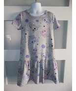 Star Wars Disney Baby Yoda Gray T-Shirt Dress Size 6/6X Girl&#39;s - $349.72 MXN