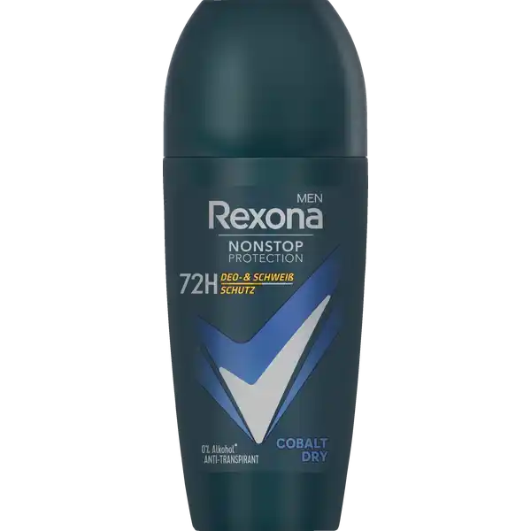 Rexona Nonstop Protection MEN COBALT DRY roll-on anti-perspirant -FREE US SHIP