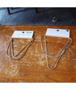 NEW LOT of 2 Forever 21 - 3 Strand Layer Chunky Necklace - Gold and Silv... - $281.54 MXN