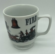Vitage Fire (Extinguisher) White Coffee Cup Fire Fighter Nostalgia Mug - £5.66 GBP