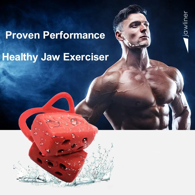 Game Fun Play Toys 1 PCS Jaw Exerciser Jawline Exercise Ball Food-Grade Silica G - £23.09 GBP