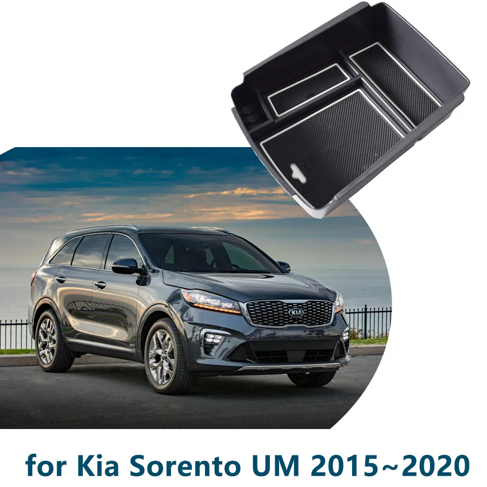  for Kia Sorento UM 2015~2020 2016 Car Central Armrest Storage Box Center - £30.23 GBP