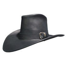 1980 Style Legendary Cowboy Leather Hat - £227.14 GBP