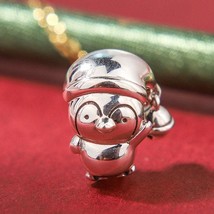 2019 Winter Collection 925 Sterling Silver Christmas Penguin Charm  - £13.78 GBP