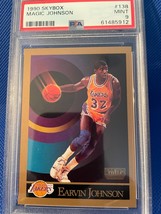 1990 Skybox Earvin Magic Johnson #138 PSA 9 Mint Lakers Basketball HOF MVP Slab - £179.90 GBP