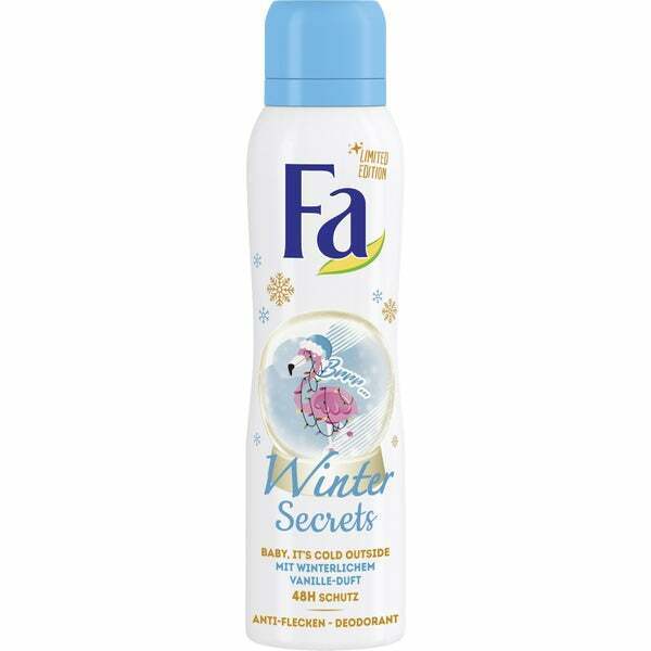 Fa Winter Secrets VANILLA deodorant spray 150ml- FREE SHIPPING