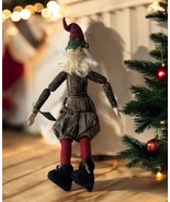 Vintage Handmade Santa Claus Folk Art Cloth Figure Father Christmas Doll... - $34.65