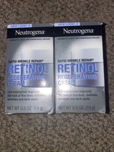 2 Pack Neutrogena Rapid Wrinkle Repair Retinol Regenerating Cream .5oz 0... - £15.79 GBP
