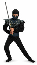 Shadow Ninjas Night Camo Ninja Child Halloween Costume Size Small 4-6 - £29.26 GBP