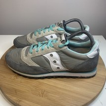 Saucony Jazz Low Pro Womens Size 9 Shoes Gray Blue Casual Sneakers 1866-103 - £27.62 GBP