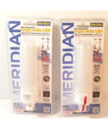 2 Light Bulbs Meridian G24 26W Equivalent Bright White PL-C Non-Dimmable... - £23.36 GBP