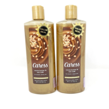 Lot 2 - Caress Cocoa Butter &amp; Oat Milk Moisturizing Body Wash 18 fl oz NEW - $28.66