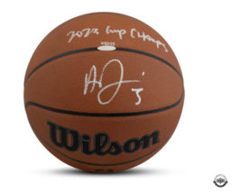 Anthony Davis Autographed/Inscribed &quot;2023 Cup Champs&quot; game Ball UDA LE 123 - $995.00