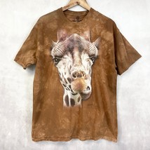 The Mountain T-Shirt Mens Giraffe Zoo Safari Jungle Tie Dye Graphic Print Animal - £15.42 GBP