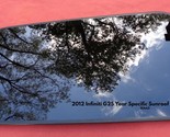 2012 INFINITI G25 SEDAN YEAR SPECIFIC OEM FACTORY SUNROOF GLASS  FREE SH... - £231.97 GBP