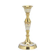 Mother of Pearl Elegant Handmade Brass Dinner Home Church Decorative Can... - £26.54 GBP