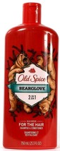 1 Bottle Old Spice 25.3 Oz Bearglove 2 In 1 For The Hair Shampoo & Conditioner