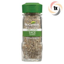 1x Shaker McCormick Gourmet Organic Sage Leaves Seasoning | GMO Free | .43oz - £10.98 GBP