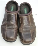 RJ COLT Uncle Mule Shoes Mens 12M Slide Brown Leather Round Toe Casual C... - $19.99