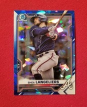 2021 Bowman Chrome Prospects Sapphire Shea Langeliers #BCP-28 Atlanta Braves - £1.91 GBP