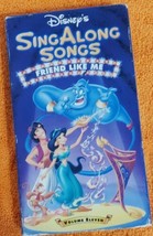Disney&#39;s Sing Along Songs: FRIEND LIKE ME (VHS, 1992) Vol 11- W/Sleeve (bc1) - £2.32 GBP