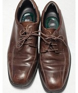 Nunn Bush Oxford Brown Leather Lace Up Shoes 83364-200 Comfort Gel Mens ... - €16,68 EUR