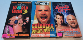 WCW 3 VHS - Goldberg - World War 3 Souled Out Who&#39;s Next - Wrestling - Bret Hart - £27.56 GBP
