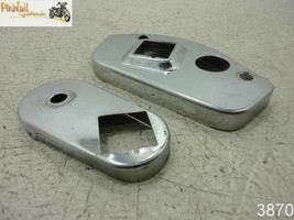 95 Kawasaki Vulcan VN1500 1500 CHROME FOOT PEG BRACKET COVERS - £20.60 GBP