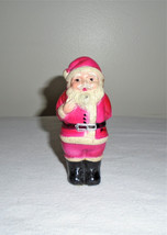 Celluloid Santa Figure With Doll Vintage Japan Japanese Christmas 4&quot; - £38.76 GBP