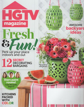 HGTV Magazine DIY July/August 2014 Awesome Back Yard Ideas - £1.37 GBP
