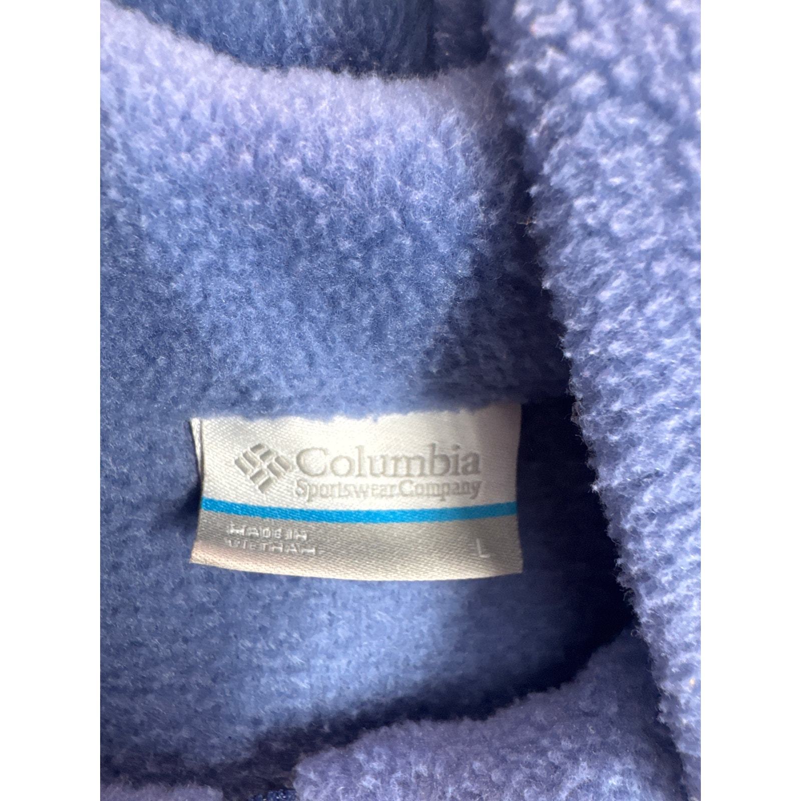 Columbia Benton Springs Full Zip Fleece Jacket Sweater Raglan Womens Size Large Item image 4