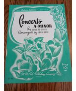 Concerto A-minor Cole&#39;s Deluxe Edition Piano Solo Sheet Music - $123.77 CAD