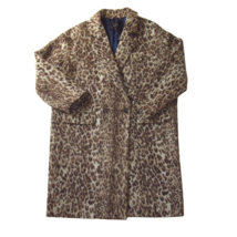 NWT J.Crew Relaxed Topcoat in Leopard Jacquard Oversized Wool Blend Coat L $368 - £112.52 GBP