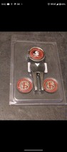 Team Golf NCAA FSU Seminole Florida State Divot Tool with 3 Golf Ball Markers Se - $19.30